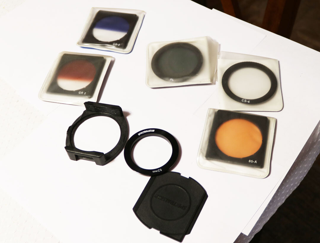 Spectralstar Camera Filter System with Lenses and 52 mm Ring eBay