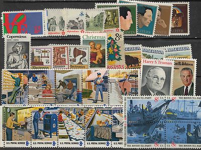 【Rare】　STAMPS of the WORLD 1973 Commemoratives of 1973 MNH 34 different stamps | eBay