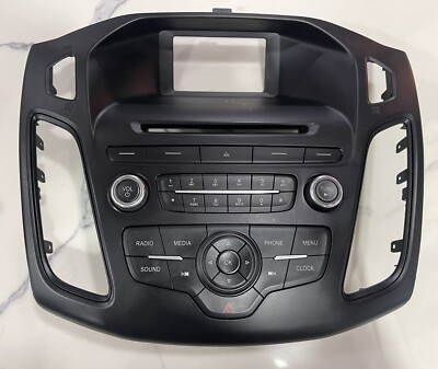2015 Ford Focus Radio Audio Panel Face-Plate  F1EB-18835-ME3 JA6