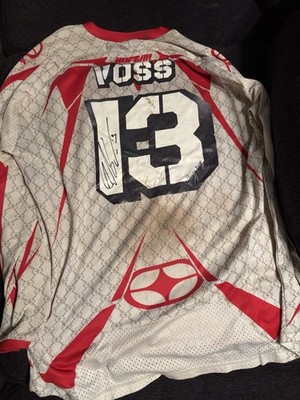 Heath Voss Motocross Supercross Race Used Jersey Signed