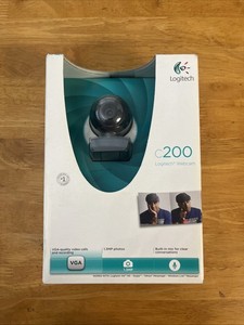LOGITECH WEBCAM C200 1.3 MP  Video Microphone with Rightsound *BRAND NEW*