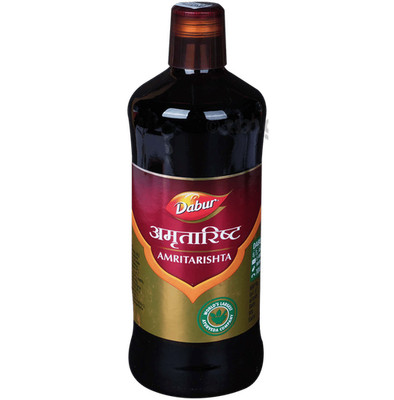 Dabur Amritarishta Syrup 450ml treatment of chronic fever,typhoid