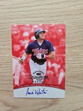 1997 Donruss Signature Series Red Auto Javier Valentin 