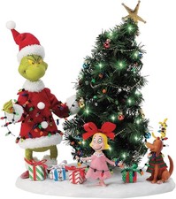 Department 56 Possible Dreams Dr. Seuss The Grinch Who-Ville Tree Trimming Party