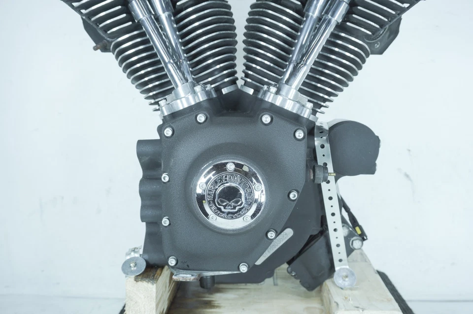 2008 Harley Dyna FXDBI Street Bob OEM EFI Twin Cam 96 Engine Motor Skull 11K — 第 4/4 张图片