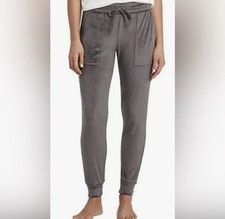 Stars Above Women's Cozy Fleece Lounge Pajama Pants Size S Charcoal Gray