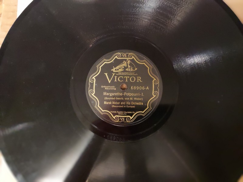 1927 Victor Scroll 12" 78/Marek Weber and His Orchestra../E!