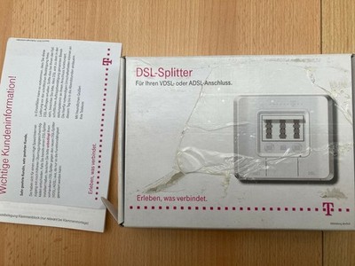 DSL-Splitter Telekom für VDSL oder ADSL Anschluss