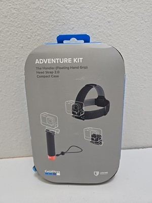 GoPro Adventure Kit 3.0 w/ Head Strap & Handgrip & Case for All GoPro Cameras