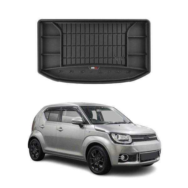 Omac Gummi Kofferraumwanne FüR Suzuki Ignis 2016-2026 TPE Laderaumwanne Schwarz-image