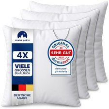 Gentle North Kopfkissen - 4er Set Kissen für Bett und Deko Waschbar bis 60°