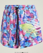 NWT Womens M Adidas by Stella McCartney PR Shorts Multi Sport Signal Cyan IW6346