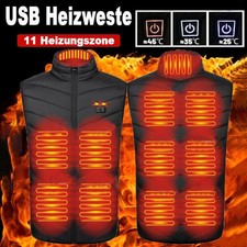15-Zone Unisex USB Beheizbare Heizjacke Weste...