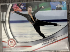 2026 Topps Chrome Olympics Amber Glenn - USA Figure Skating #113 Base