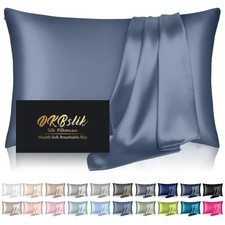 Silk Pillowcase for Hair and Skin, Mulberry Silk Pillow Cases Standard Size, An