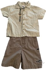Vintage 2005 Disney Embroidered Tigger Outfit Shorts  Collared Shirt 4T