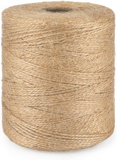 Natural Jute Twine - 1640 Feet, Ideal for Arts, Crafts, and Gift