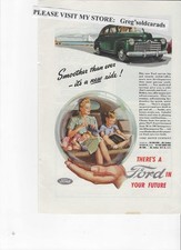 Original 1946 Ford Vintage Print Ad Original 1946 Ford Vintage Print Ad
