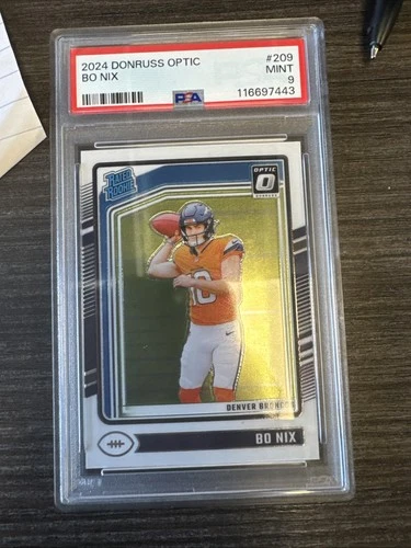 2024 Panini Donruss Optic - Rated Rookie Bo Nix #209 (RC)