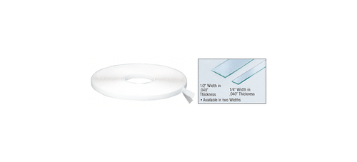 Transparent 1/2" x .040" x 108 Foot Roll Acrylic Very Hi-Bond Adhesive Tape Cl - Picture 2 of 4