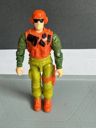 1988 Vintage Hasbro Gijoe Desert Fox Driver Skid Mark Action Figure Mint