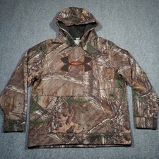 Under Armour Hoodie Men  s Realtree Camo L Pullover Performance Fleece