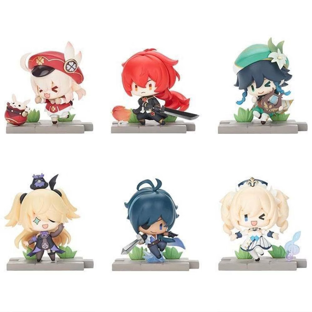 Figurines Genshin Impact Mondstadt coffret cadeau idéal pour les joueurs d'Action-RPG