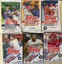 Topps Baseball packs lot (6) 2021- 2022 S-1-2+Update