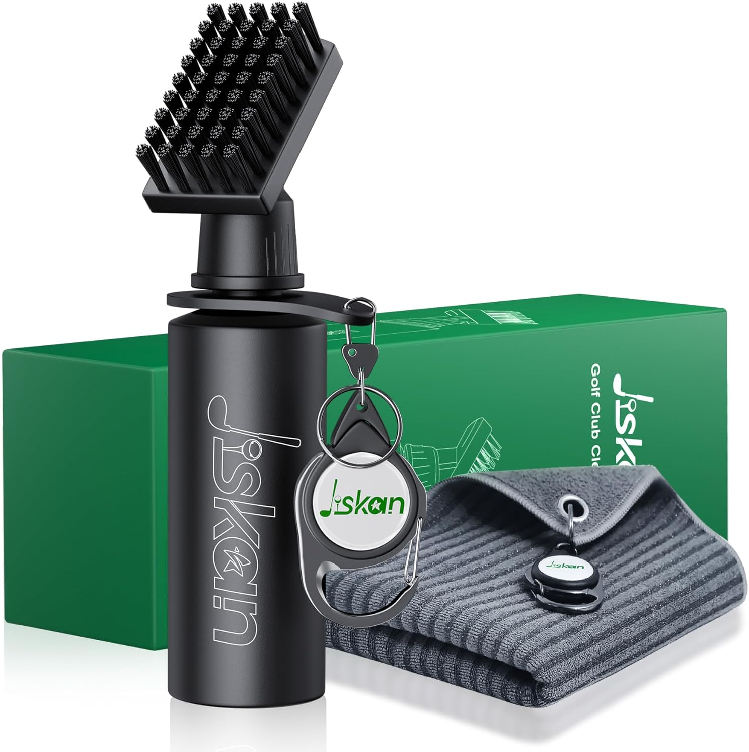 Pro Golf Club Cleaner with Water Brush Towel & Accessories