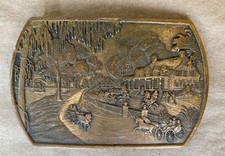 SOUTHERN COMFORT BELT BUCKLE VTG 1980 PROMOTIONAL