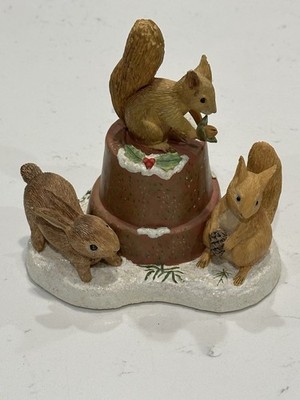 Marjolein Bastin Clay Pot w Music, play The Nutcracker Suite March