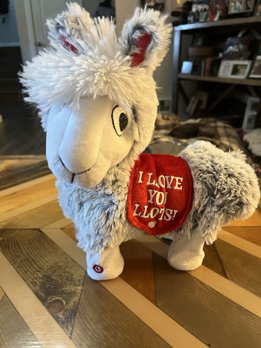 Valentine’s Gemmy Twerking Llama LLOVE For You Musical Dancing Plush New Video