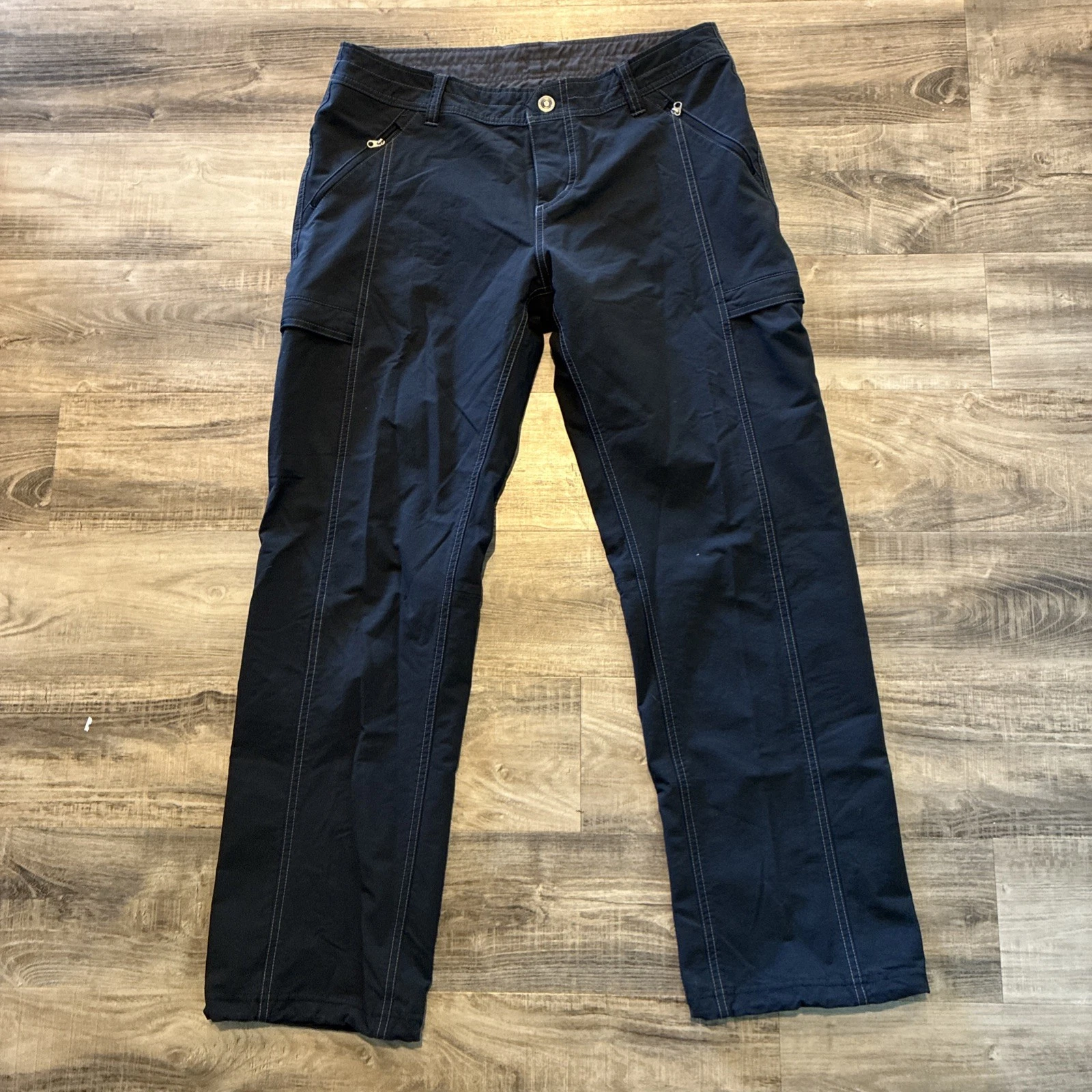 KUHL Raid Pant Women's Size 12 S Black Soft-Shell Outdoor Walking Hiking 6159