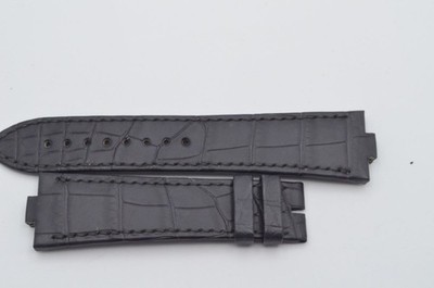 VACHERON CONSTANTIN OVERSEAS LEDER ARMBAND 25MM FÜR DORNSCHLIESSE 20MM NEU GRAU