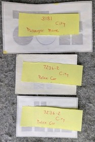 LEGO City Partial Sticker Sheets Lot (16) Police Fire Coast Guard + 2012 Promo