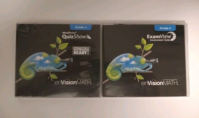 4th Grade enVision ExamView Assessment Ste & MindPoint QuizShow BUNDLE (PEARSON)