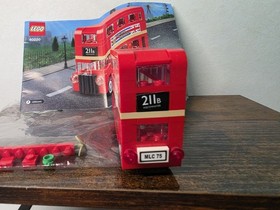 Lego Creator 40220 London Double Decker Bus - Complete W/manual, No Box