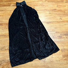 Rubie's Black Collared Vampire Cape Cloak Adult Unisex One Size