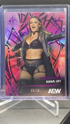 Anna Jay Magenta AEW SP Game Used 03/10 Upper Deck