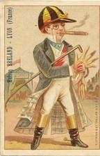 CHROMO MAISON BRELAND PRODUITS PHARMACIE LYON JE LES BATTRAI LES ANGLAIS