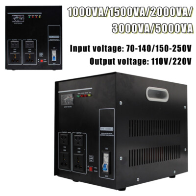 1/1.5/2/3/5KVA Automatischer Spannungsstabilisator AC-Regler 110V/220V Ausgang