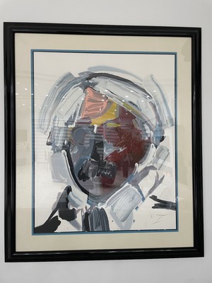 Peter Max   ''Andy With Moustache''   Original Print  SIGNED! 50 x40 