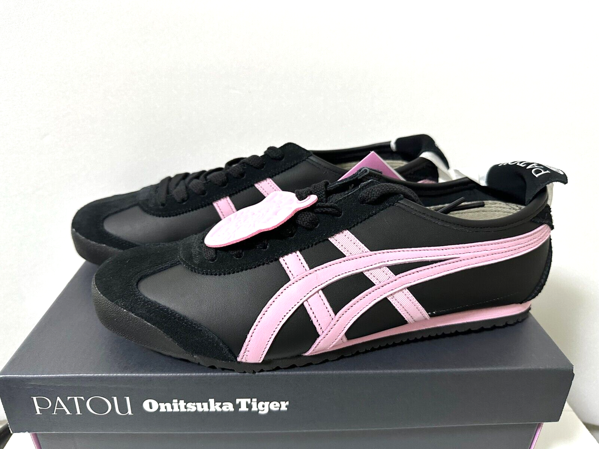PATOU × Onitsuka Tiger MEXICO 66 1183C380 001 BLACK/COTTON CANDY