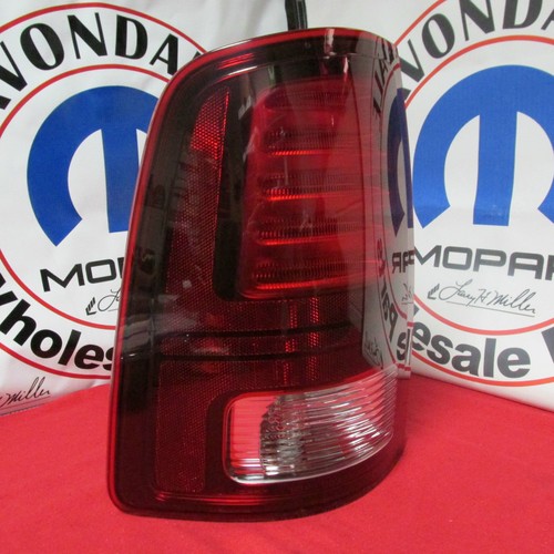DODGE RAM Left Driver Rear LED Black Trim Tail Lamp Tail Light NEW OEM MOPAR - Picture 2 of 5