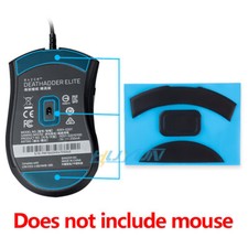 2 sets of new black rounded curved mouse feet for the Razer Deathadder Elite.