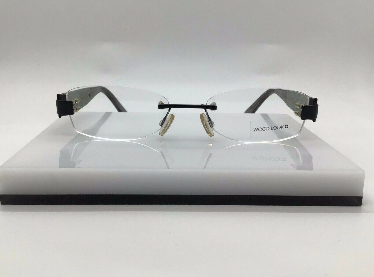 Woodlook WL 071 Black 025 Rimless Eyeglasses Frames 52-18-125 Luxembourg New