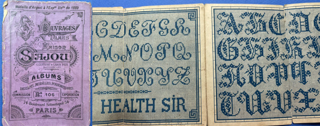 SAJOU ALBUM N°106 - ANTIQUE Edition - Cross Stitch Embroidery Ladies Works