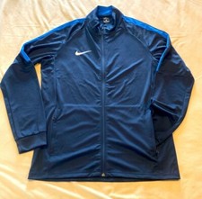 Nike Dri-FIT Men s Academy 18 Track Jacket Soccer Zip Blue Large