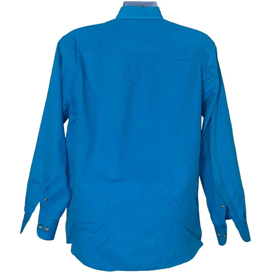 Camisa vaquera vaquera con botones manga larga talla mediana Rods para hombre Foto 2 de 4