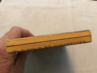 Old Gold RARE CARDBOARD Vintage Flat 50 Cigarette Box
